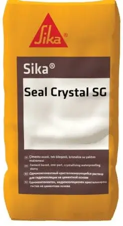 SikaSeal Crystal SG - Çimento Esaslı Tek Bileşenli, Kristalize Su Yalıtımı Ürünü